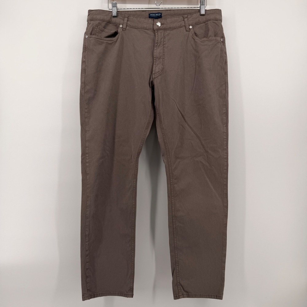 Peter Millar Crown Crafted Wayfare Tailored Fit Pants Brown 38x29 ME0XB60FB
